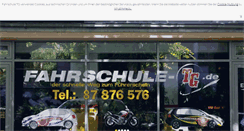 Desktop Screenshot of fahrschule-tg.de